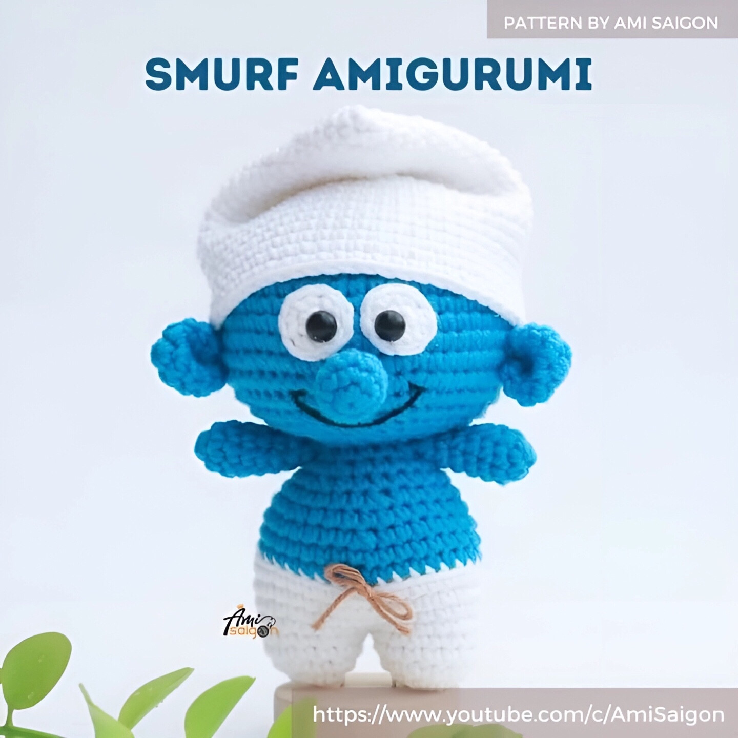 Chart Móc Len Búp bê Smurf Jokey - Ami Saigon