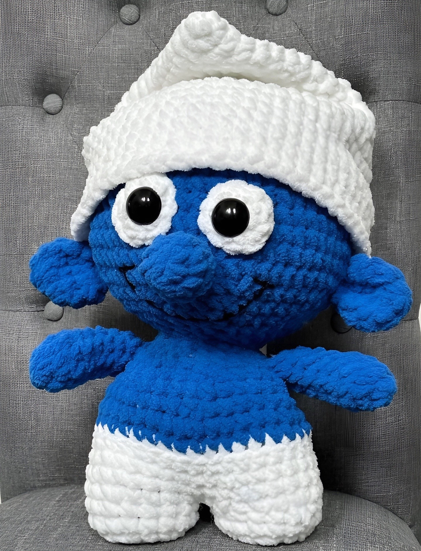 Chart Móc Len Búp bê Smurf Jokey - Ami Saigon