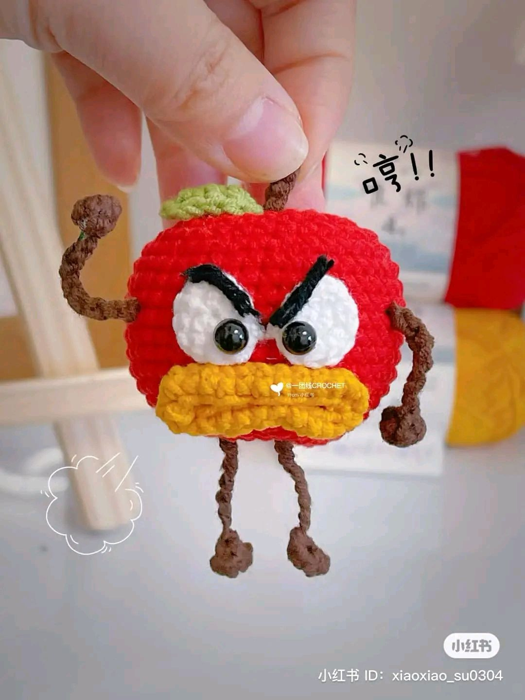 Chart móc len búp bê Táo Cọc và Lê Ngô hài hước