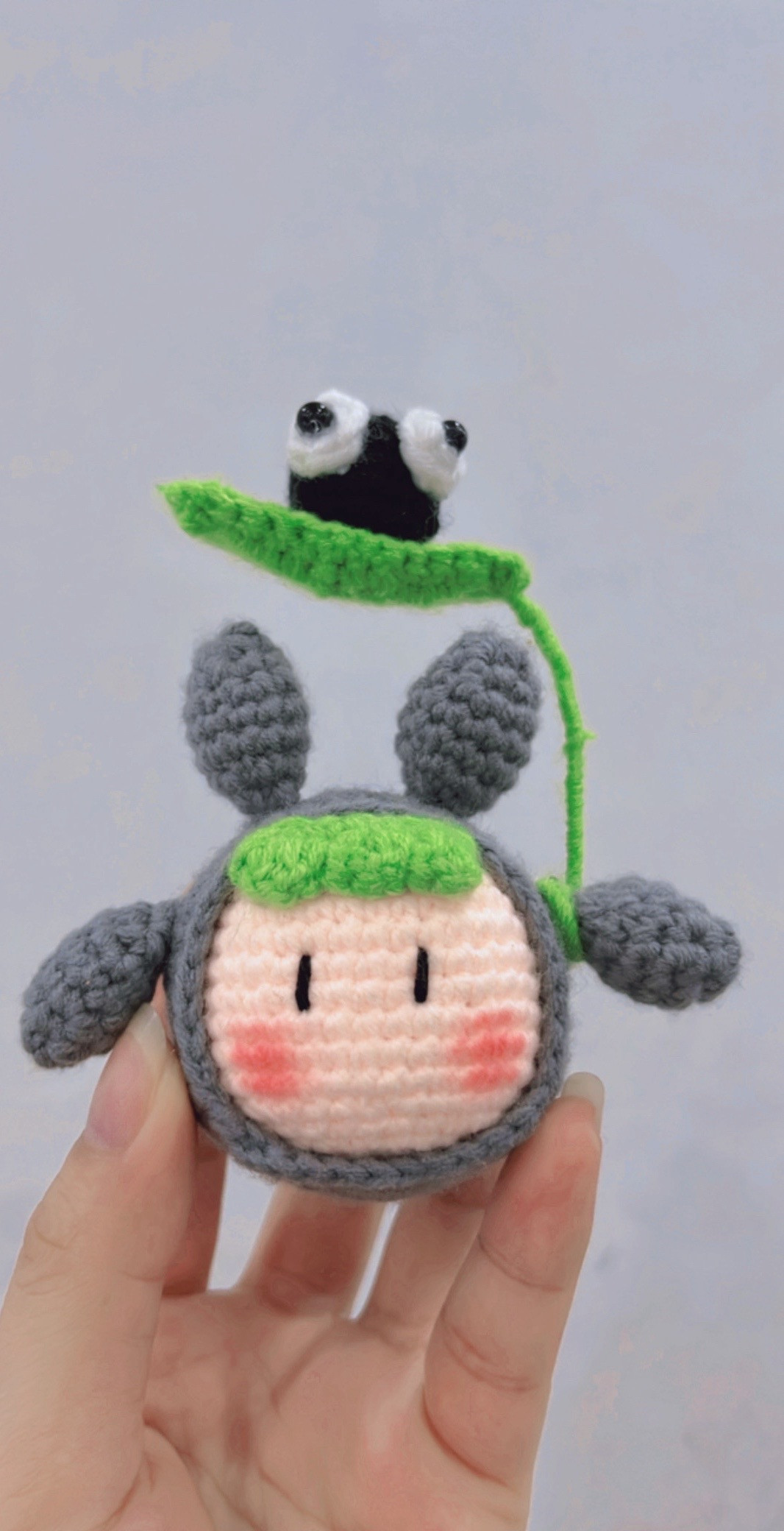 Chart móc len búp bê Totoro dễ thương, hướng dẫn chi tiết từng phần