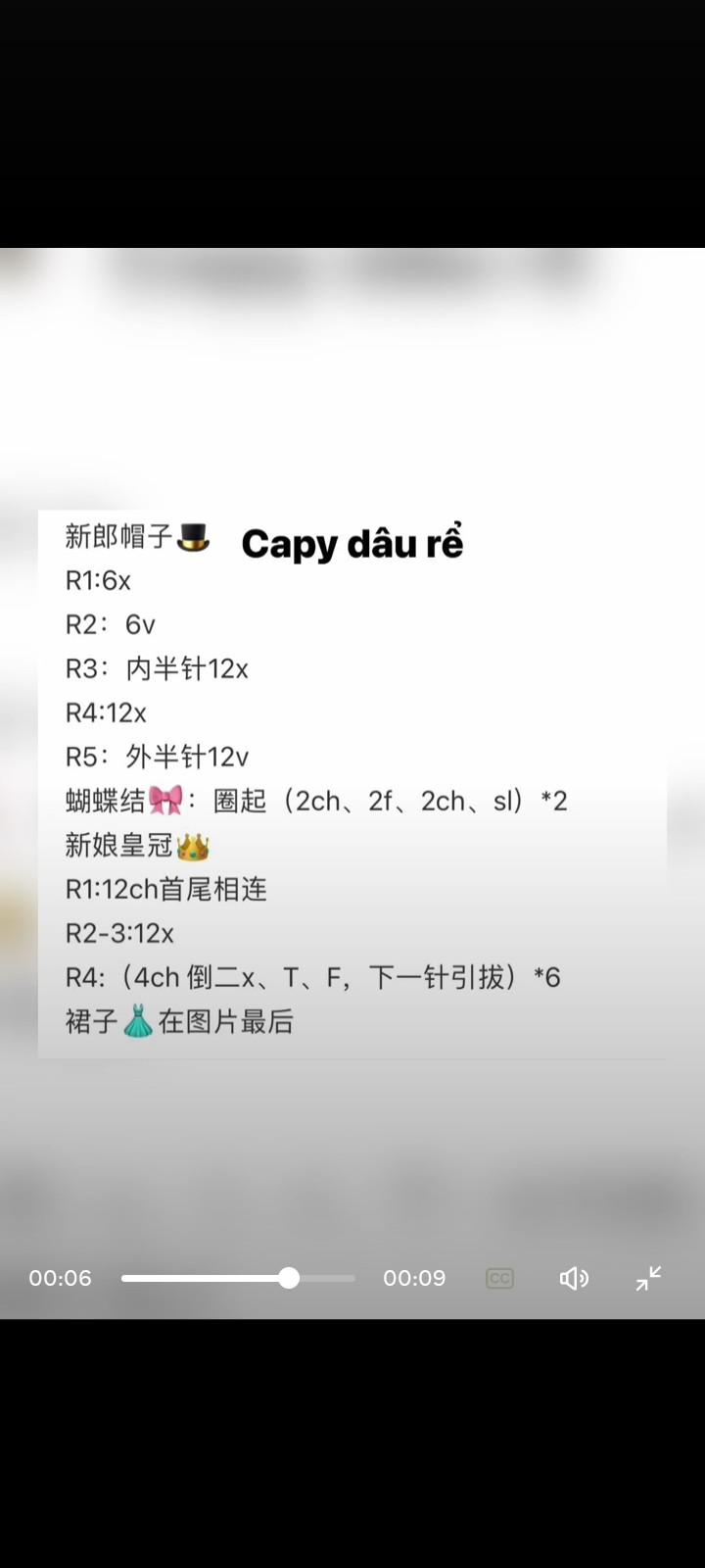 Chart móc len cặp đôi Gấu Trúc Đỏ và Gấu Mèo