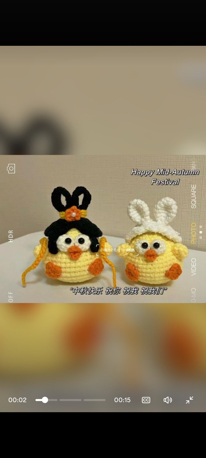 Chart móc len cặp đôi Gấu Trúc Đỏ và Gấu Mèo