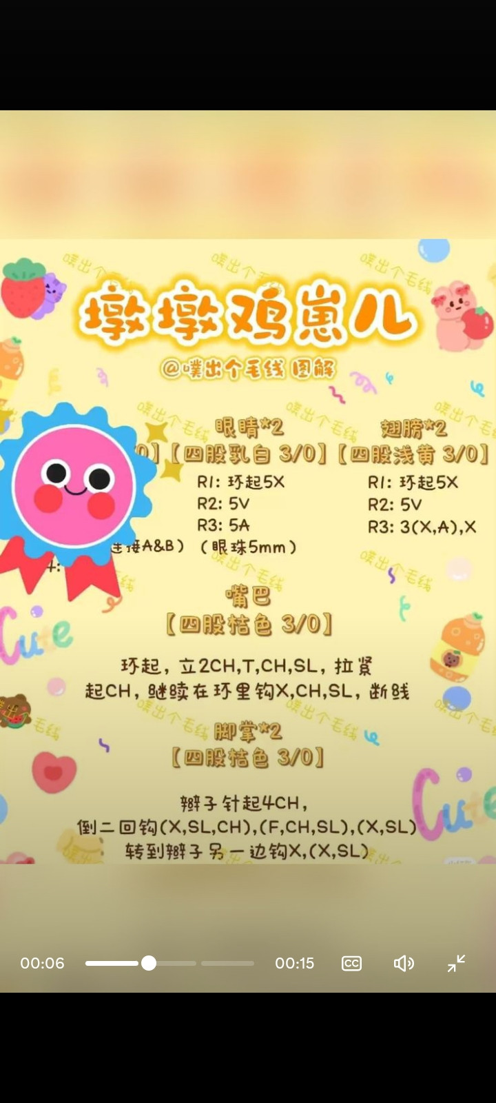 Chart móc len cặp đôi Gấu Trúc Đỏ và Gấu Mèo