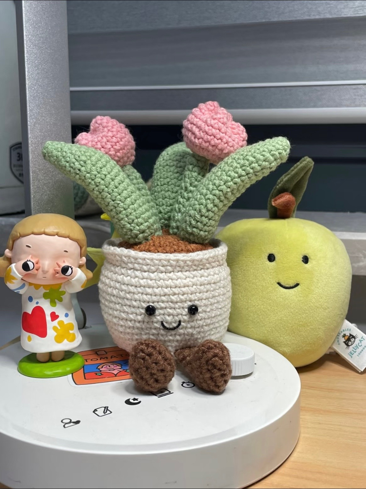 Chart Móc Len Chậu Hoa Tulip Jellycat Dễ Thương