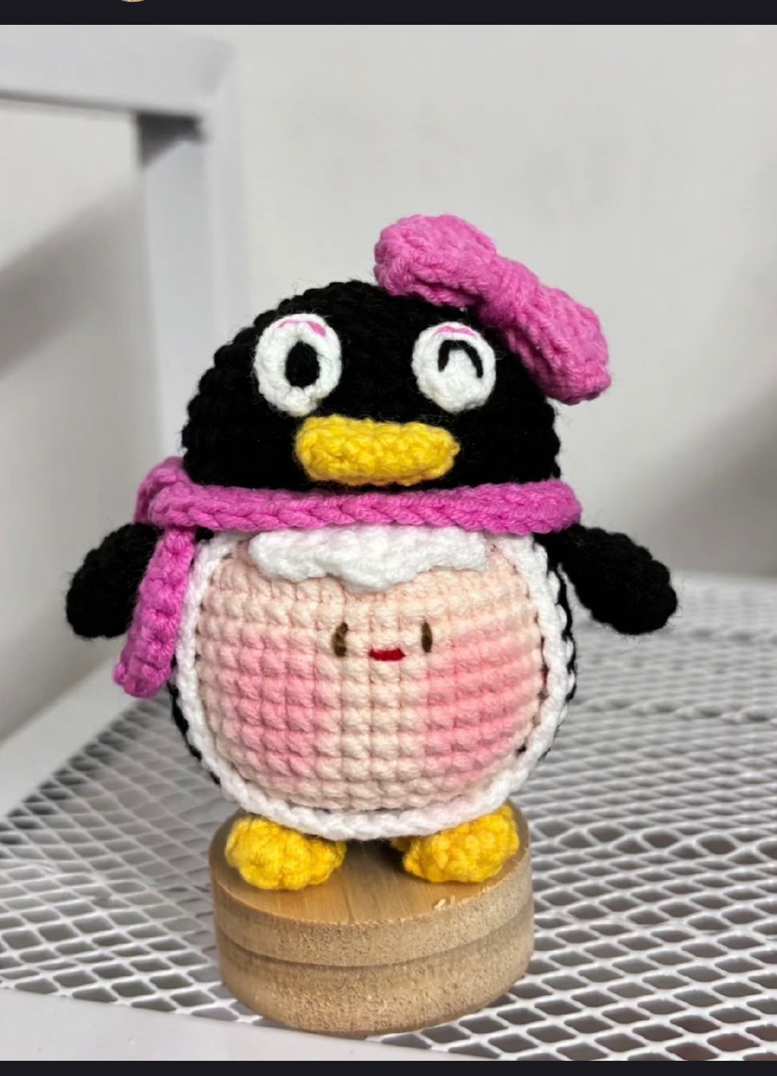 Chart móc len chim cánh cụt mochi dễ thương