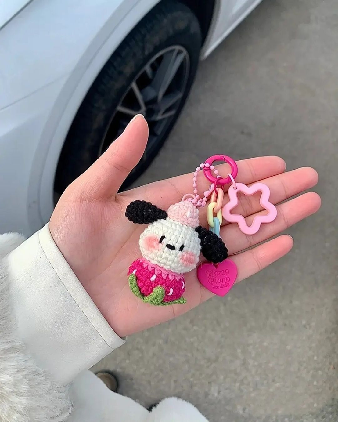 Chart Móc Len Cún Snoopy Dâu Tây Ngọt Ngào