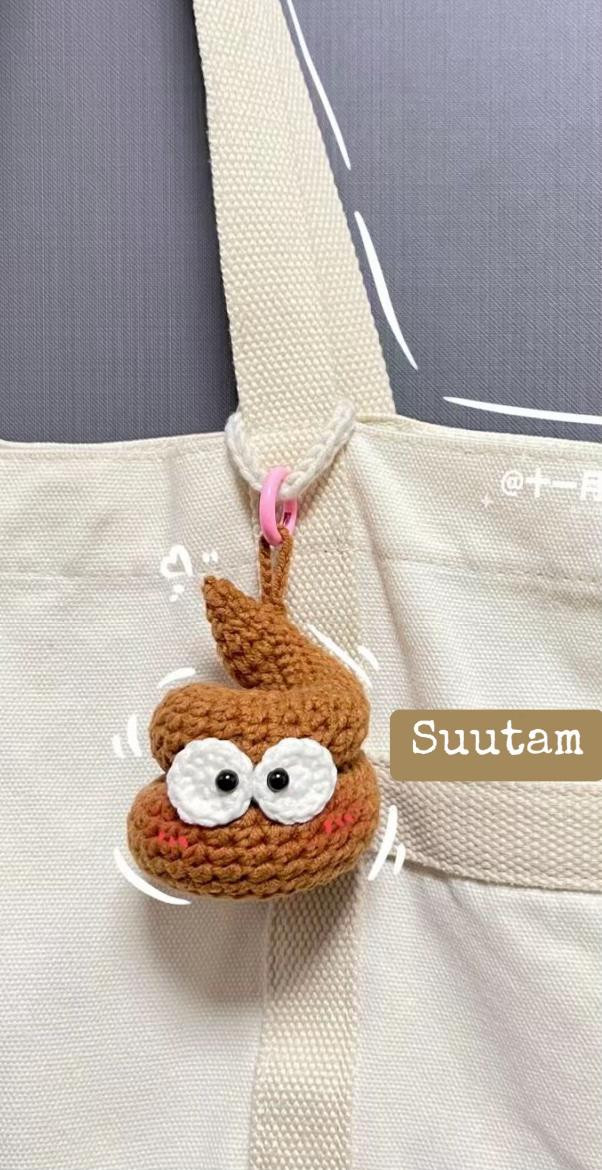 Chart móc len Cứt (Poop) dễ thương, mẫu Suutam