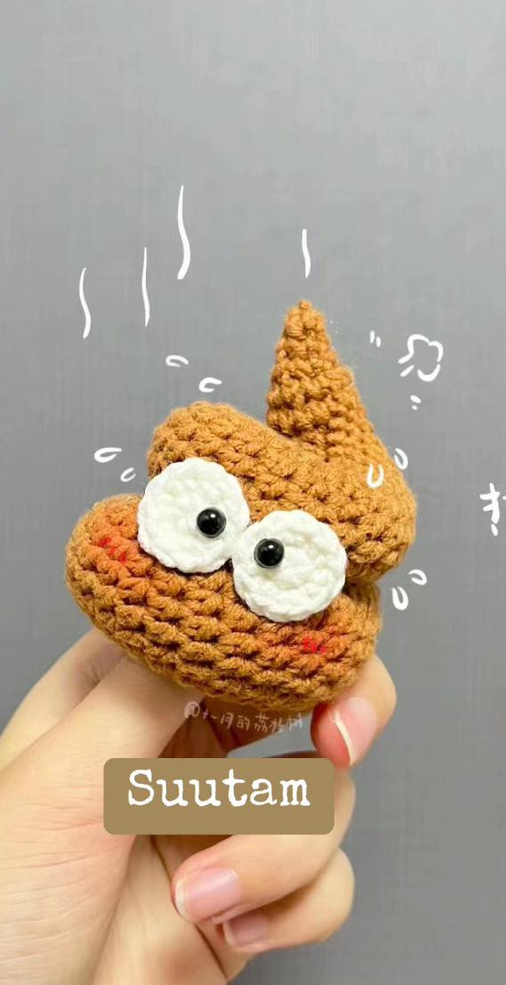Chart móc len Cứt (Poop) dễ thương, mẫu Suutam