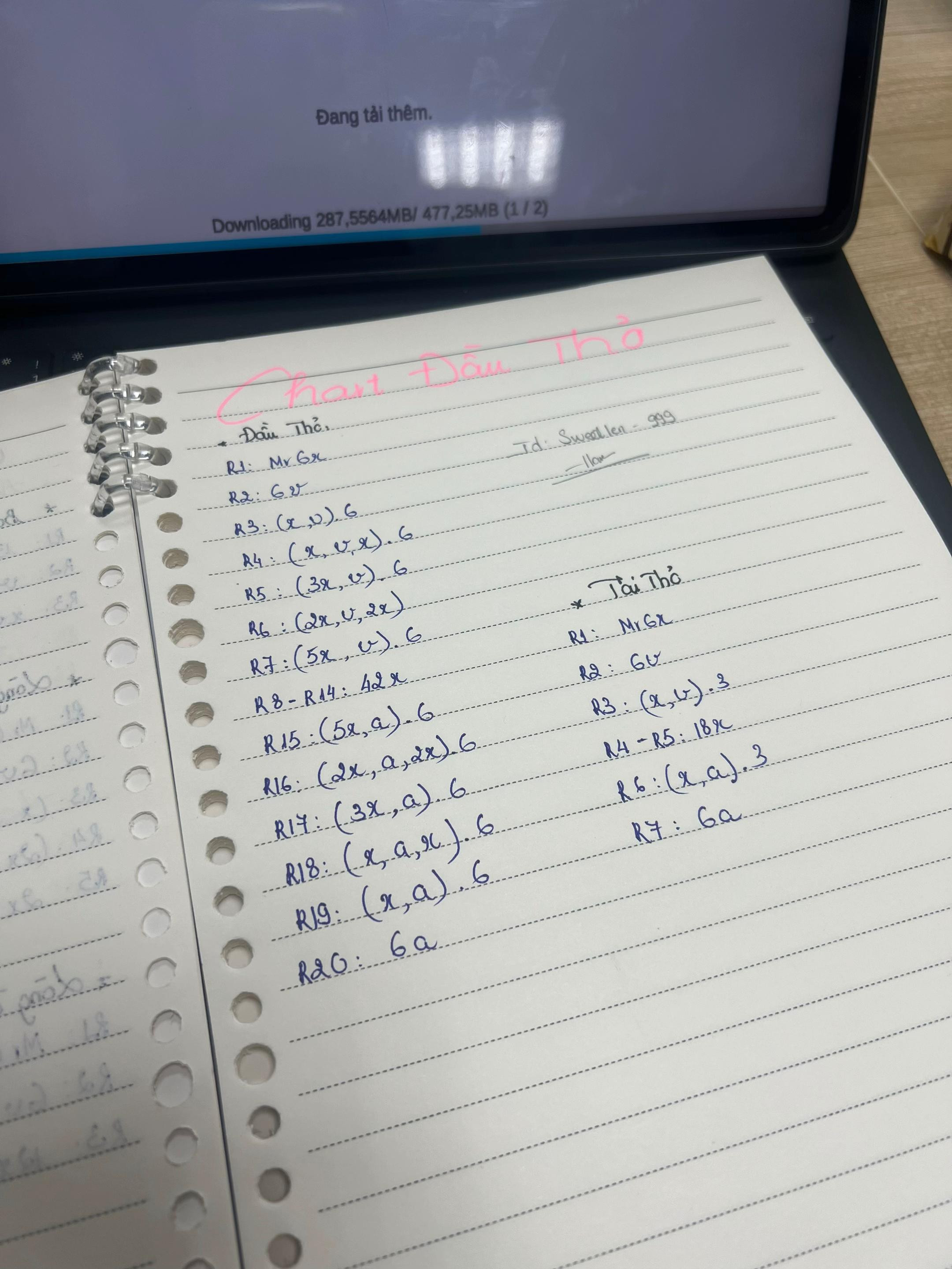 Chart móc len đầu thỏ trắng dễ thương, hướng dẫn từng hàng chi tiết