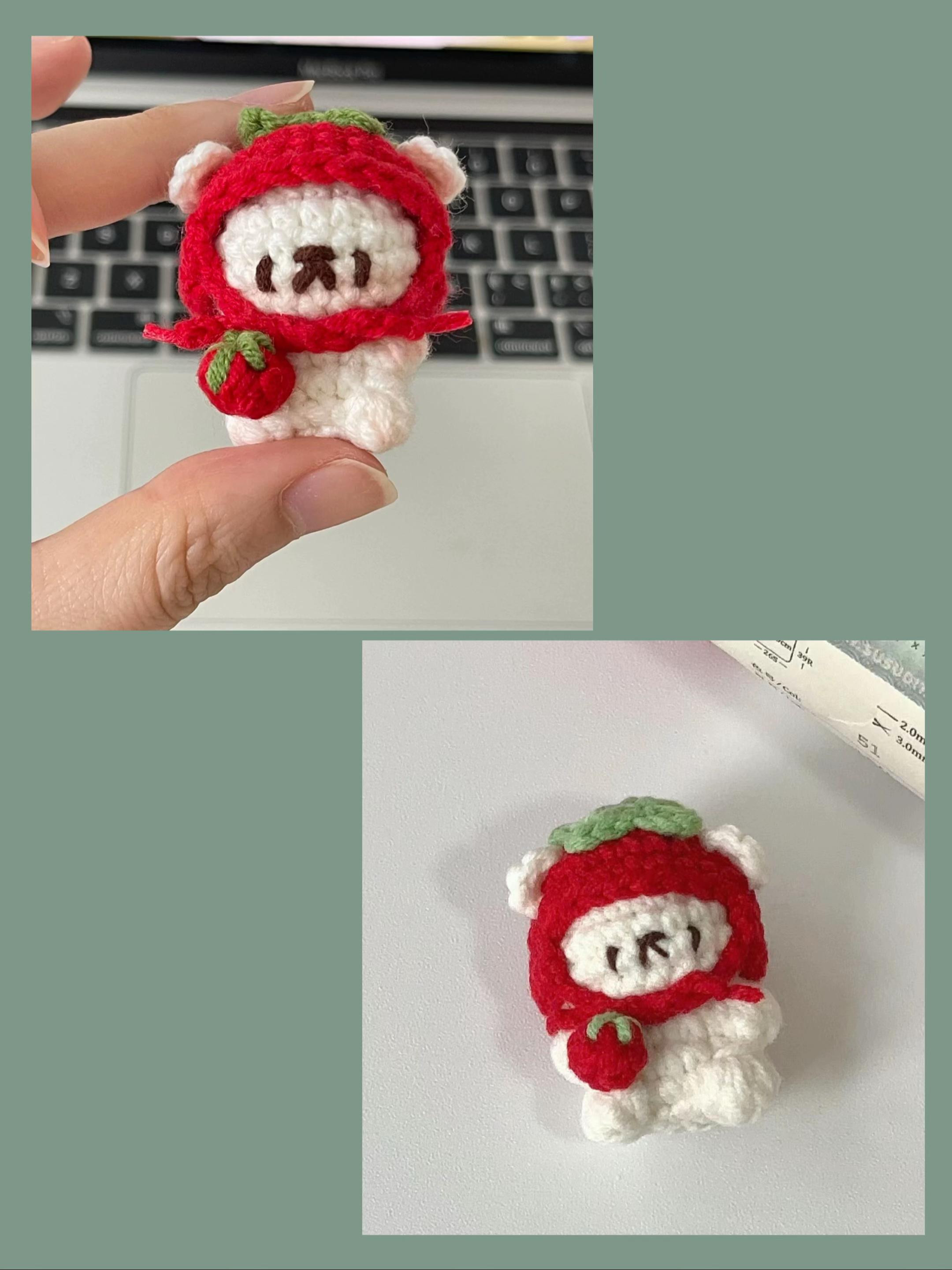 Chart Móc Len Em Bé Dâu Tây Ngọt Ngào, Dễ Thương