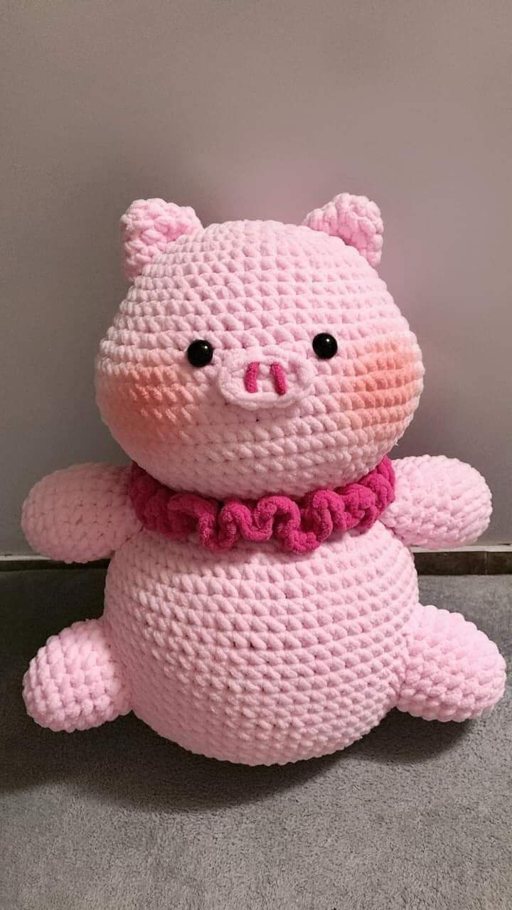 Chart móc len Heo Bigsize - Hướng dẫn chi tiết từng hàng