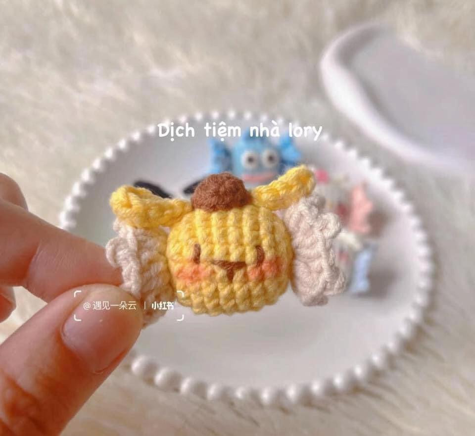 Chart móc len kẹo hình con vật dễ thương