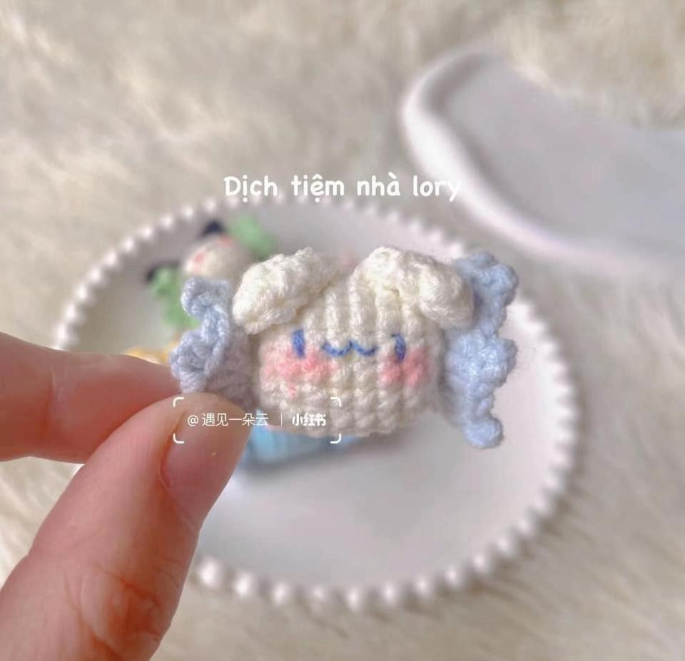 Chart móc len kẹo hình con vật dễ thương