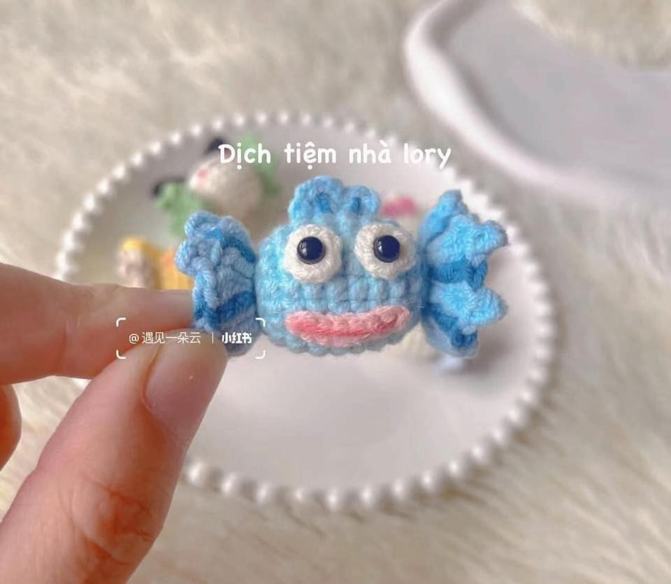 Chart móc len kẹo hình con vật dễ thương