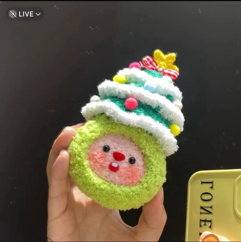 Chart Móc Len Loopy Giáng Sinh Dáng Cây Thông