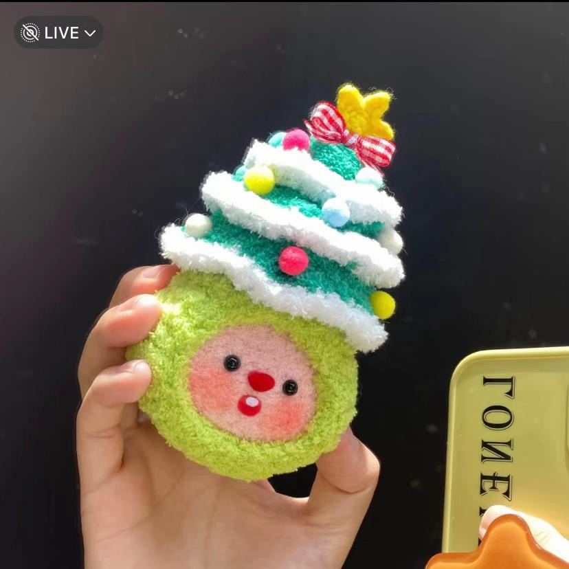 Chart Móc Len Loopy Giáng Sinh Dáng Cây Thông