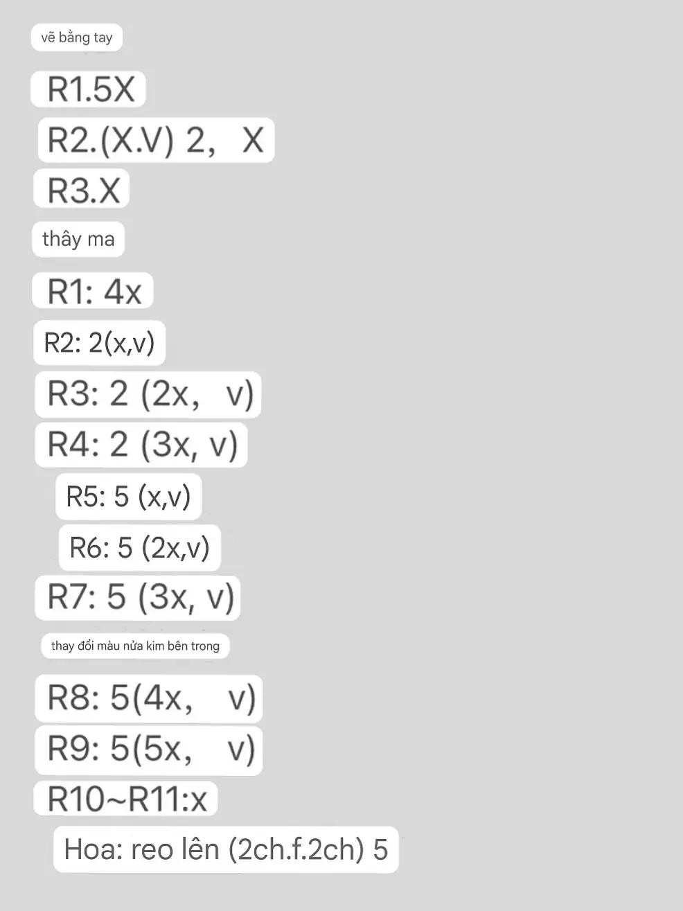 Chart Móc Len Ma Nhỏ Đeo Túi Dễ Thương Màu Trắng Đỏ Xanh