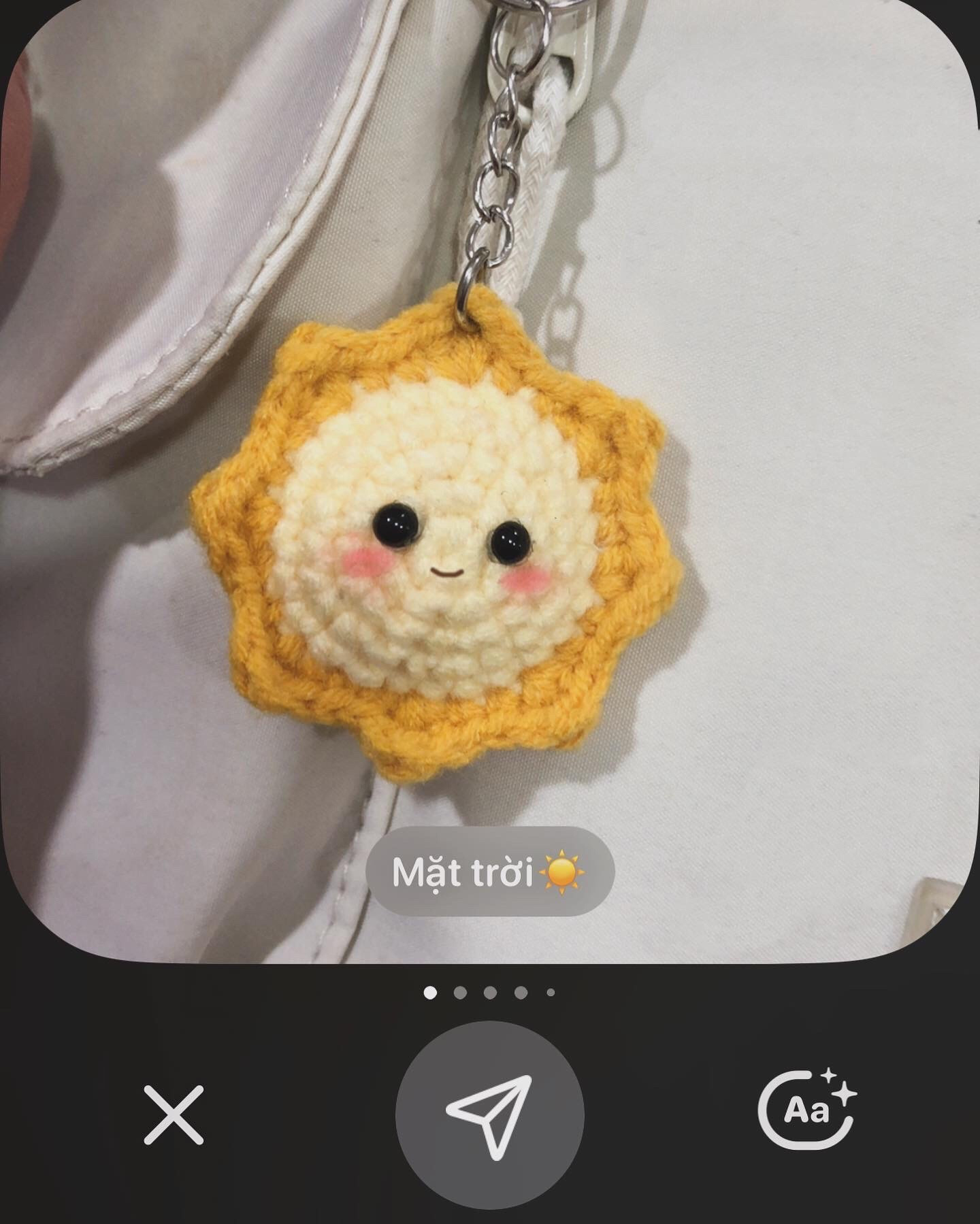 Chart móc len mặt trời dễ thương