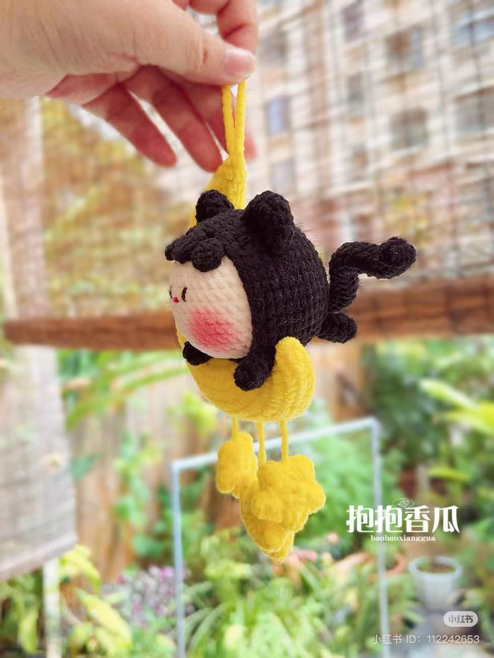 Chart Móc Len Miễn Phí: Búp bê Mèo Mặt Trăng và Thỏ Ngồi Tròn - Hướng dẫn từng hàng chi tiết