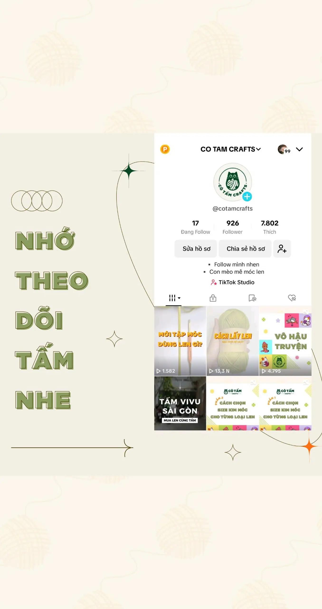 Chart Móc Len Miễn Phí: Con Nhạu (Con Trai Ngọc) - Tác Giả AradiyaToys