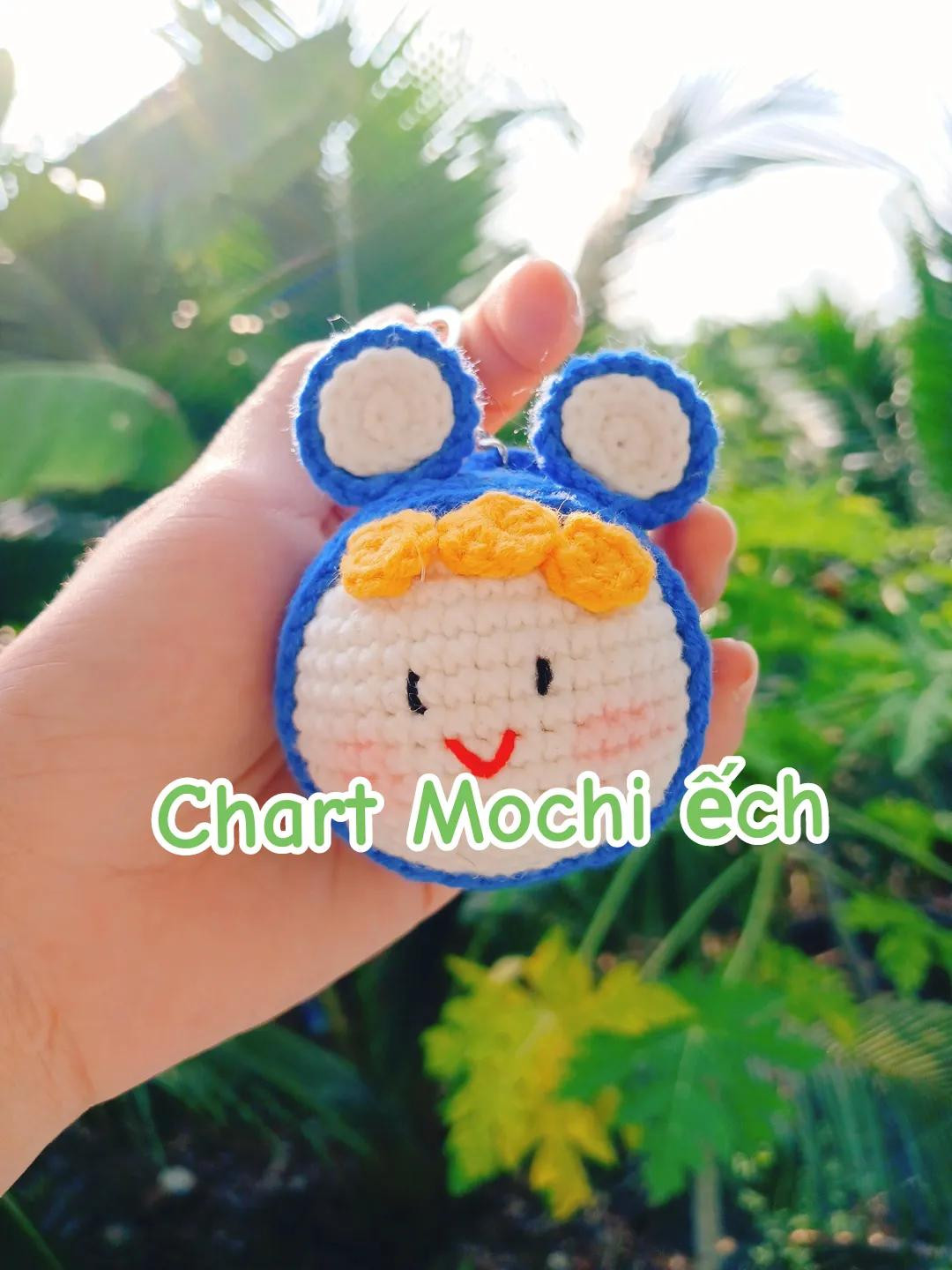 Chart Móc Len Mochi Mũ Ếch Xanh Vàng