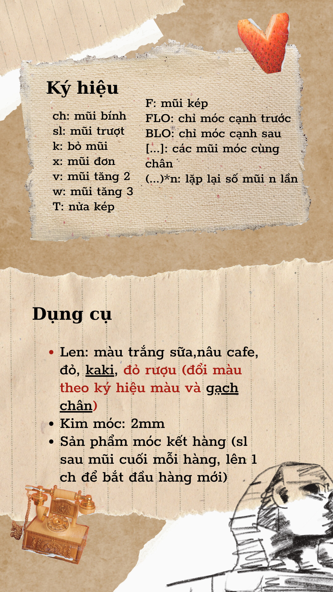 Chart móc len nhân vật Jumpy Dumpty - Túi đựng và đầu chi tiết