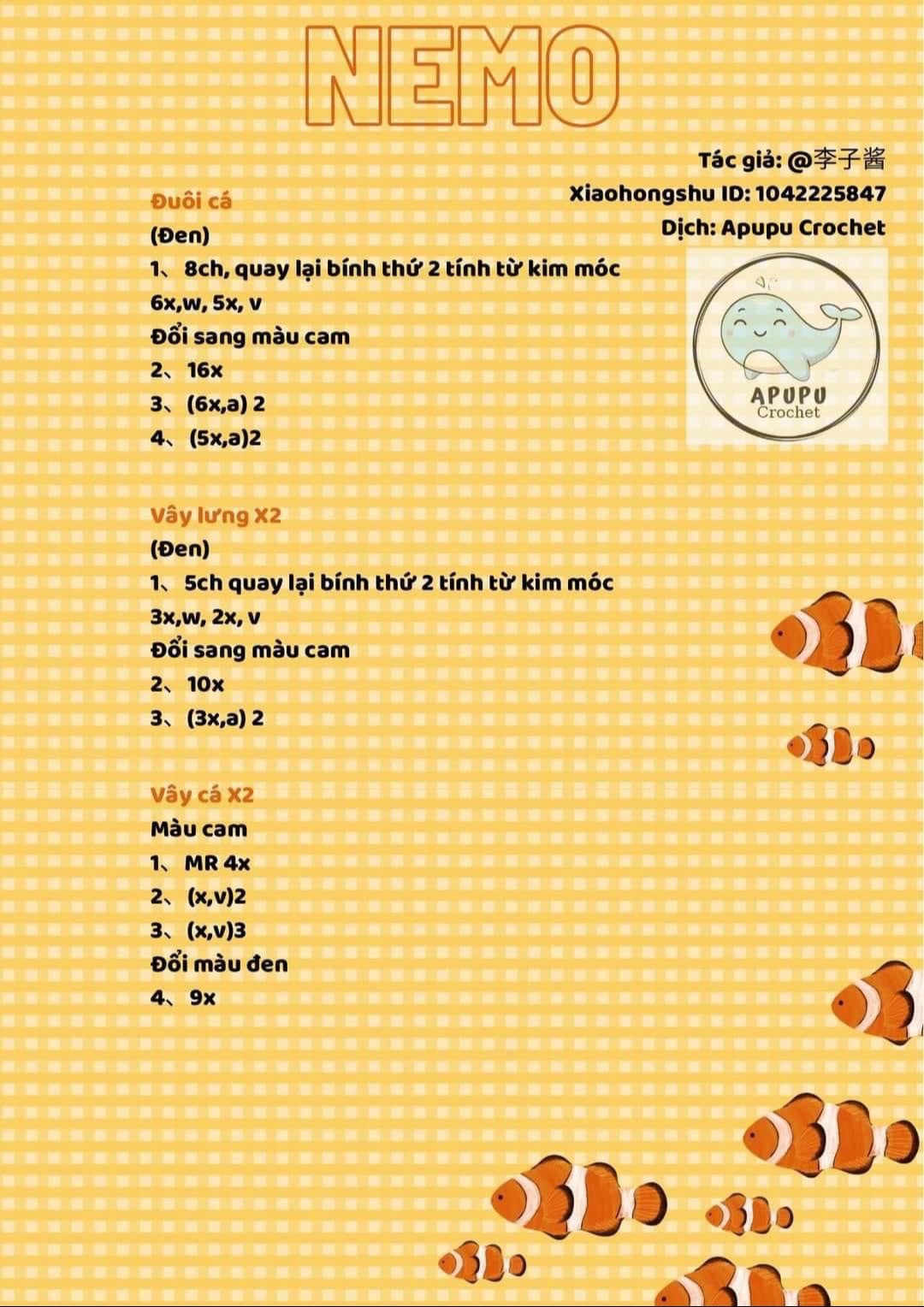 Chart móc len nhân vật Sootam (Soota) dễ thương từ bộ phim The Untamed