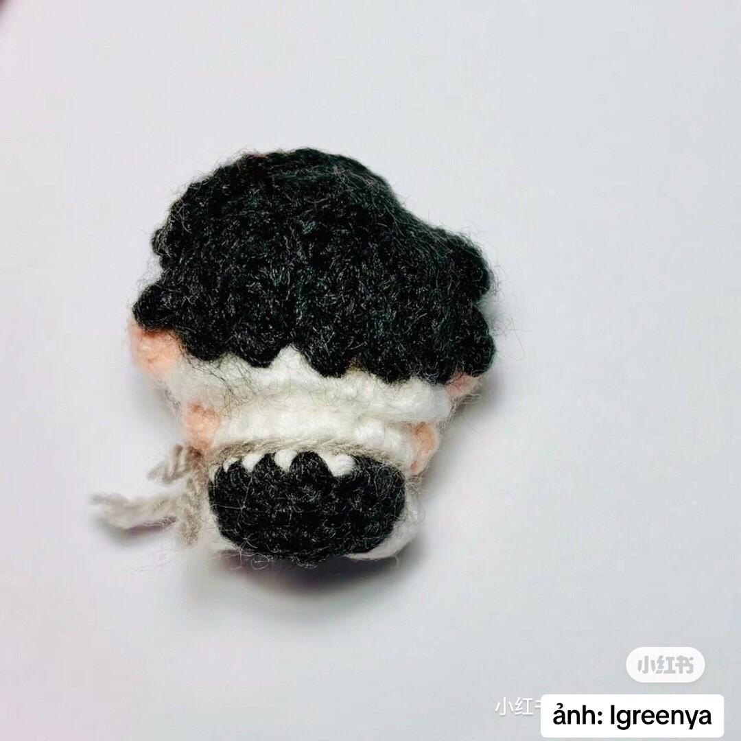 Chart móc len nhân vật Yuta Okkotsu tóc đen