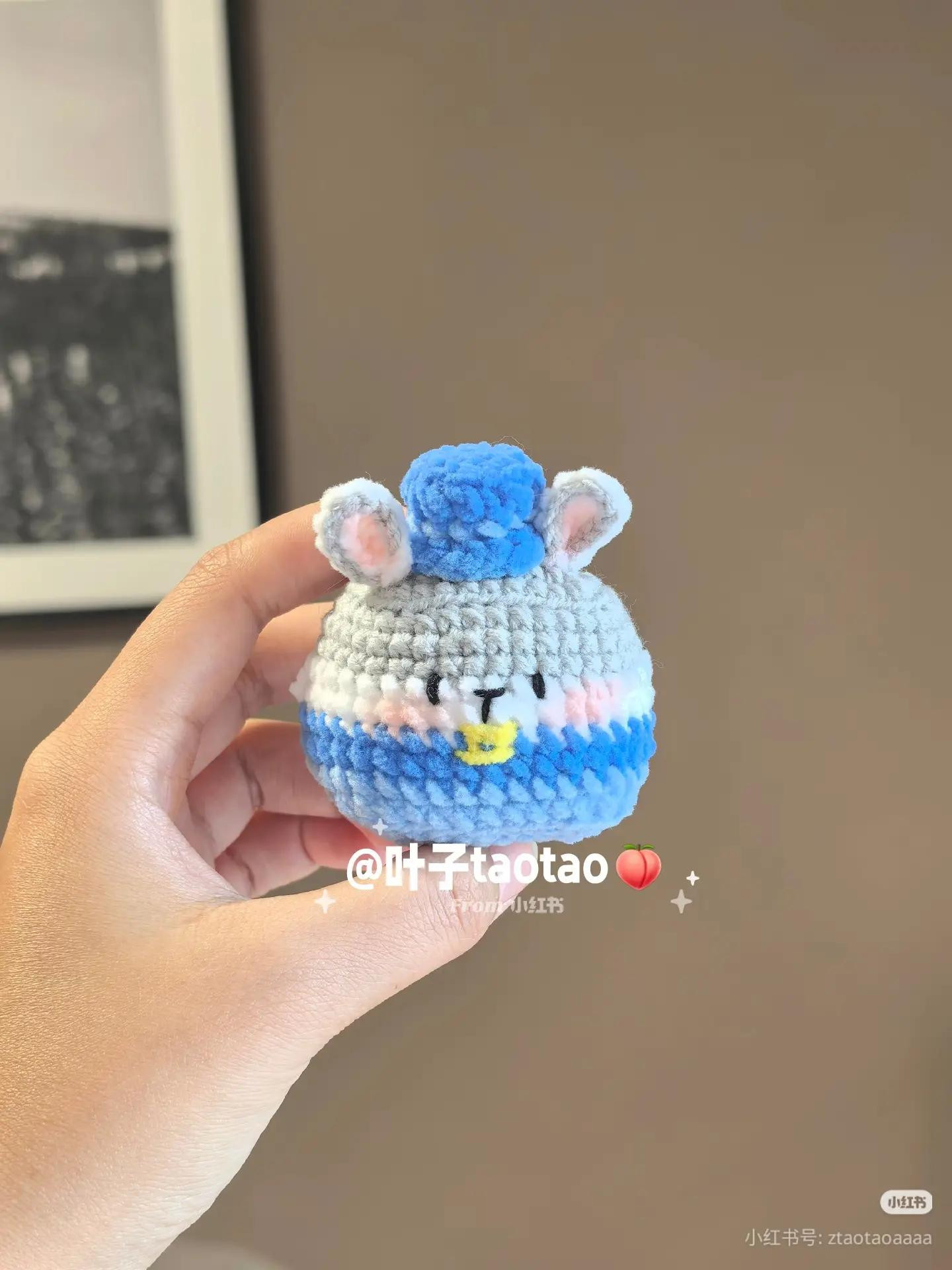 Chart móc len Nick và Judy phiên bản tròn, hướng dẫn chi tiết từng hàng