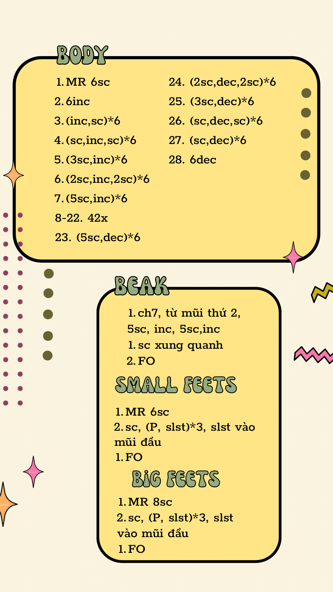 Chart móc len Perry The Platypus màu xanh, hướng dẫn chi tiết từng phần