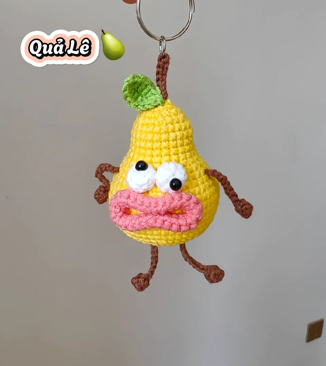 Chart Móc Len Quả Lê Ngốc Dễ Thương