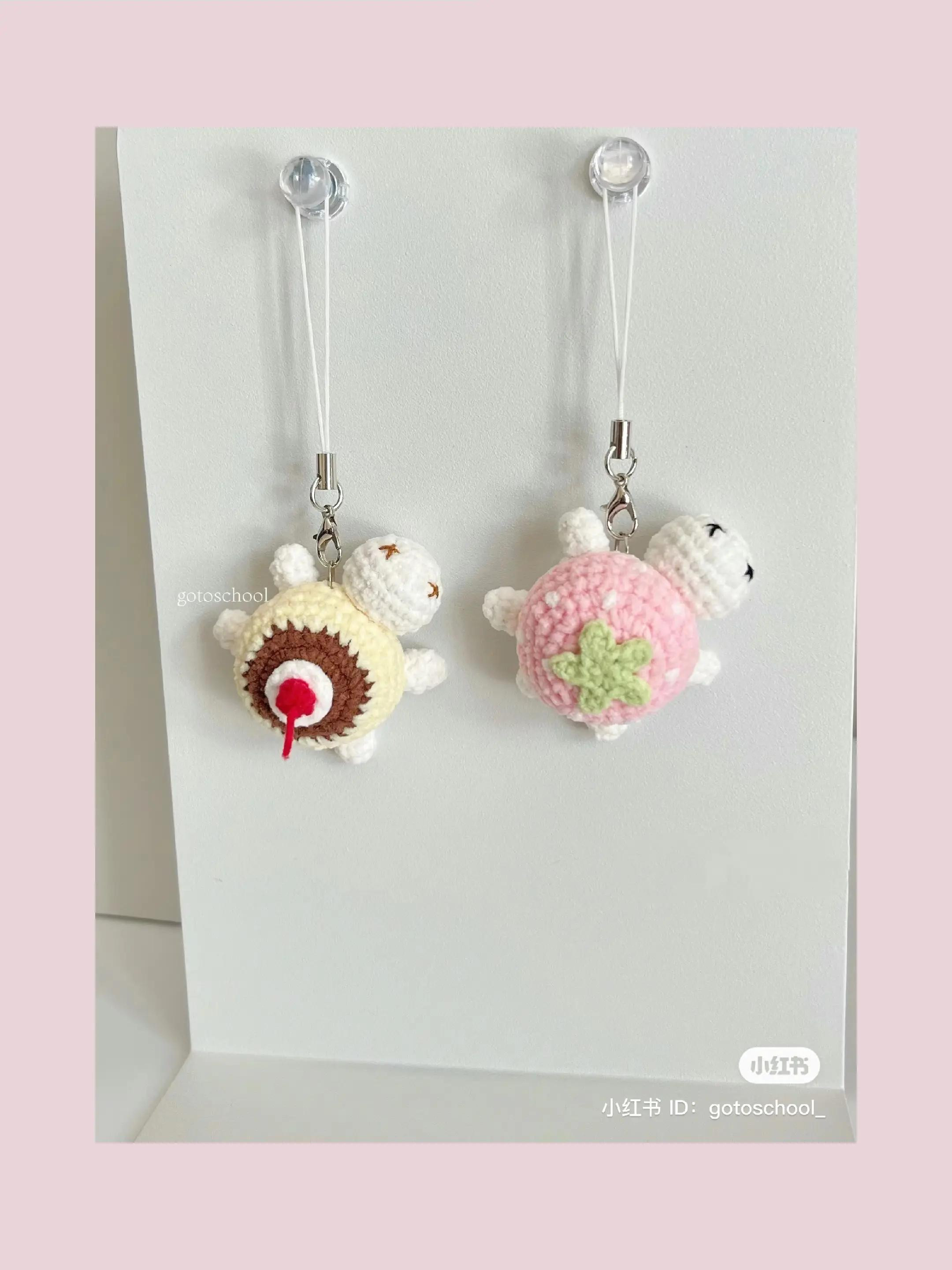 Chart móc len rùa pudding và bé rùa xinh xắn nhiều màu