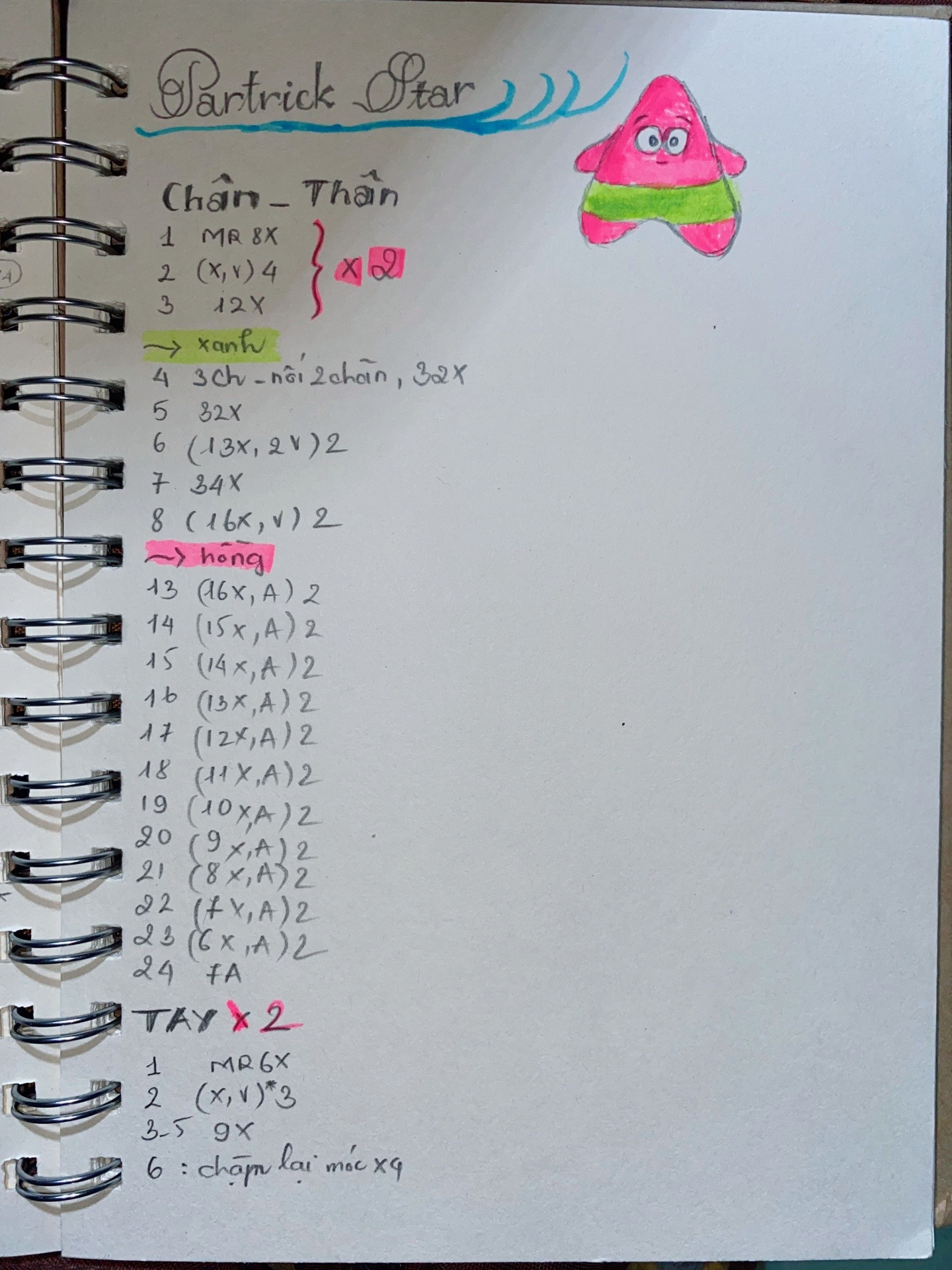 Chart móc len sưu tầm: búp bê, động vật và rau củ dễ thương