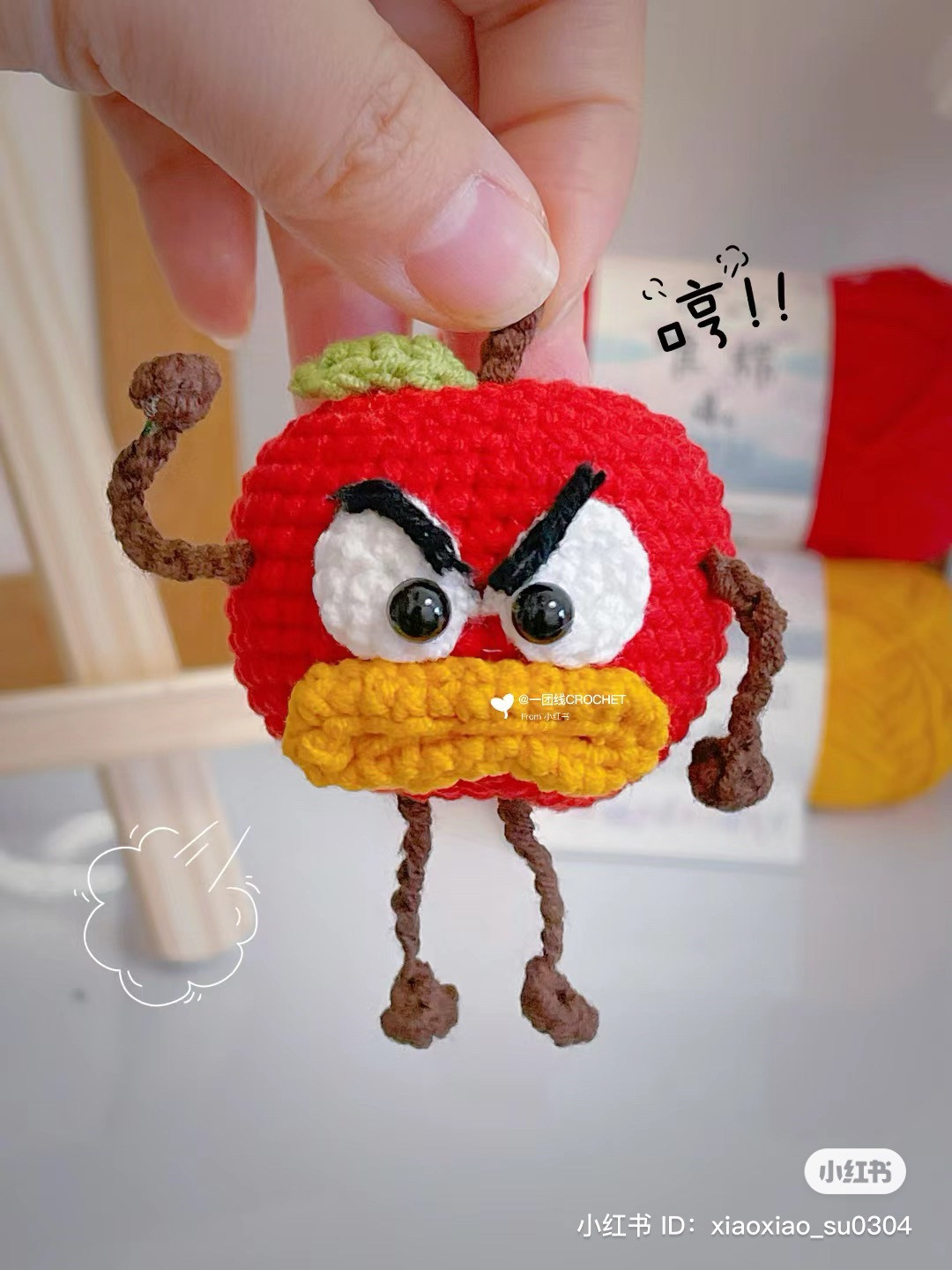 Chart móc len Táo Cọc và Lê Ngô dễ thương