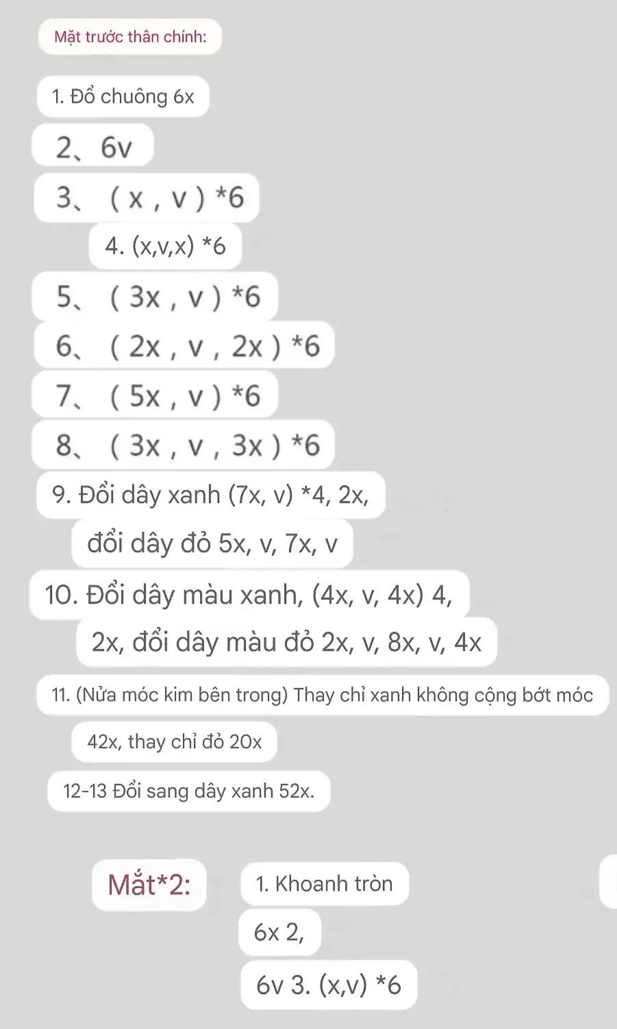 Chart Móc Len Túi Xách Doraemon Tròn, Hướng Dẫn Chi Tiết Từng Hàng