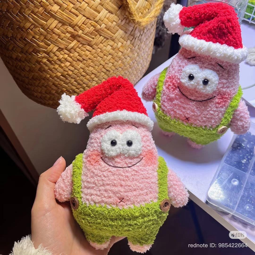 Chart Móc Patrick Giáng Sinh - Búp bê Amigurumi