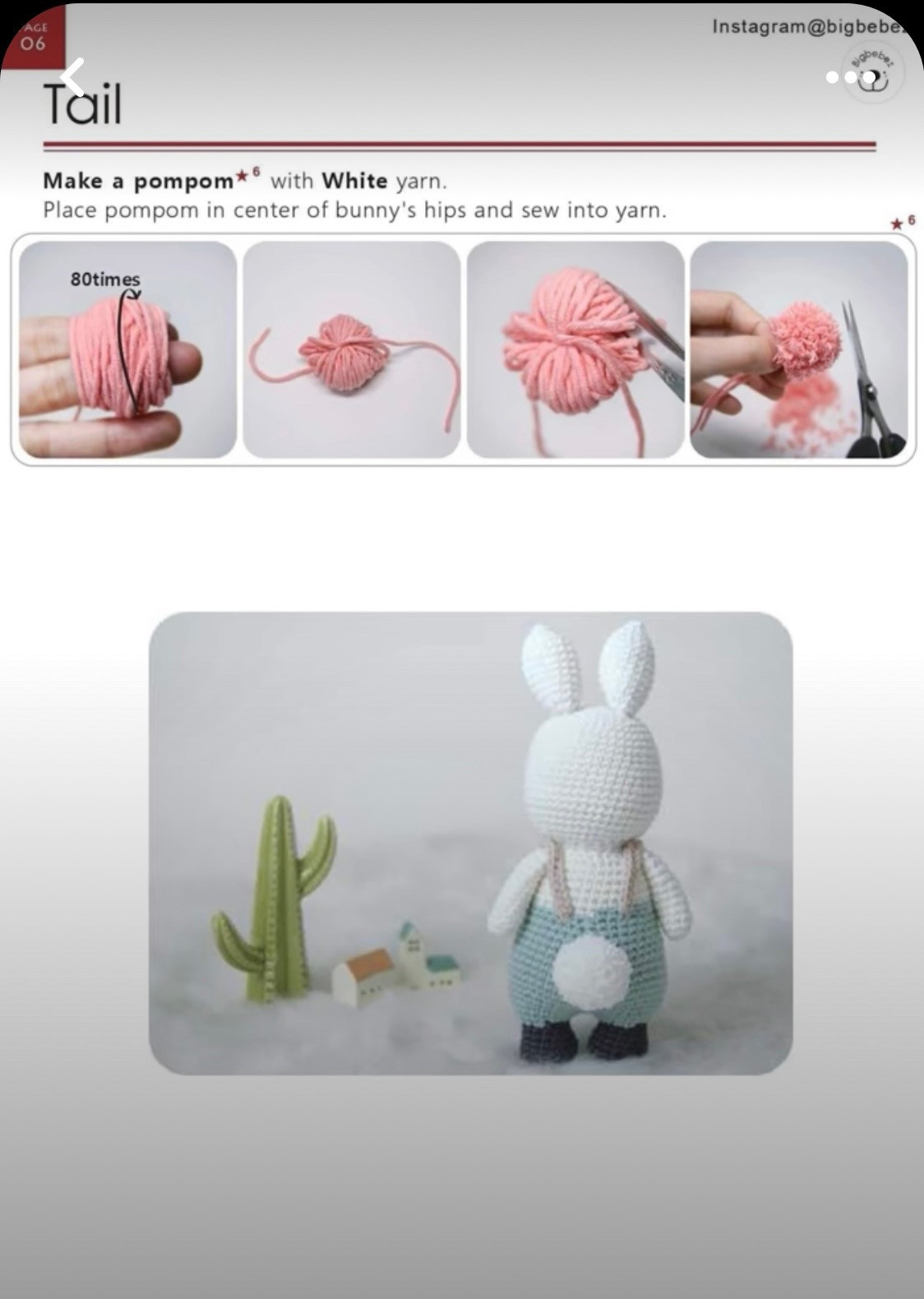 Chart móc thỏ Bunny Big Size mặc quần t背 xanh