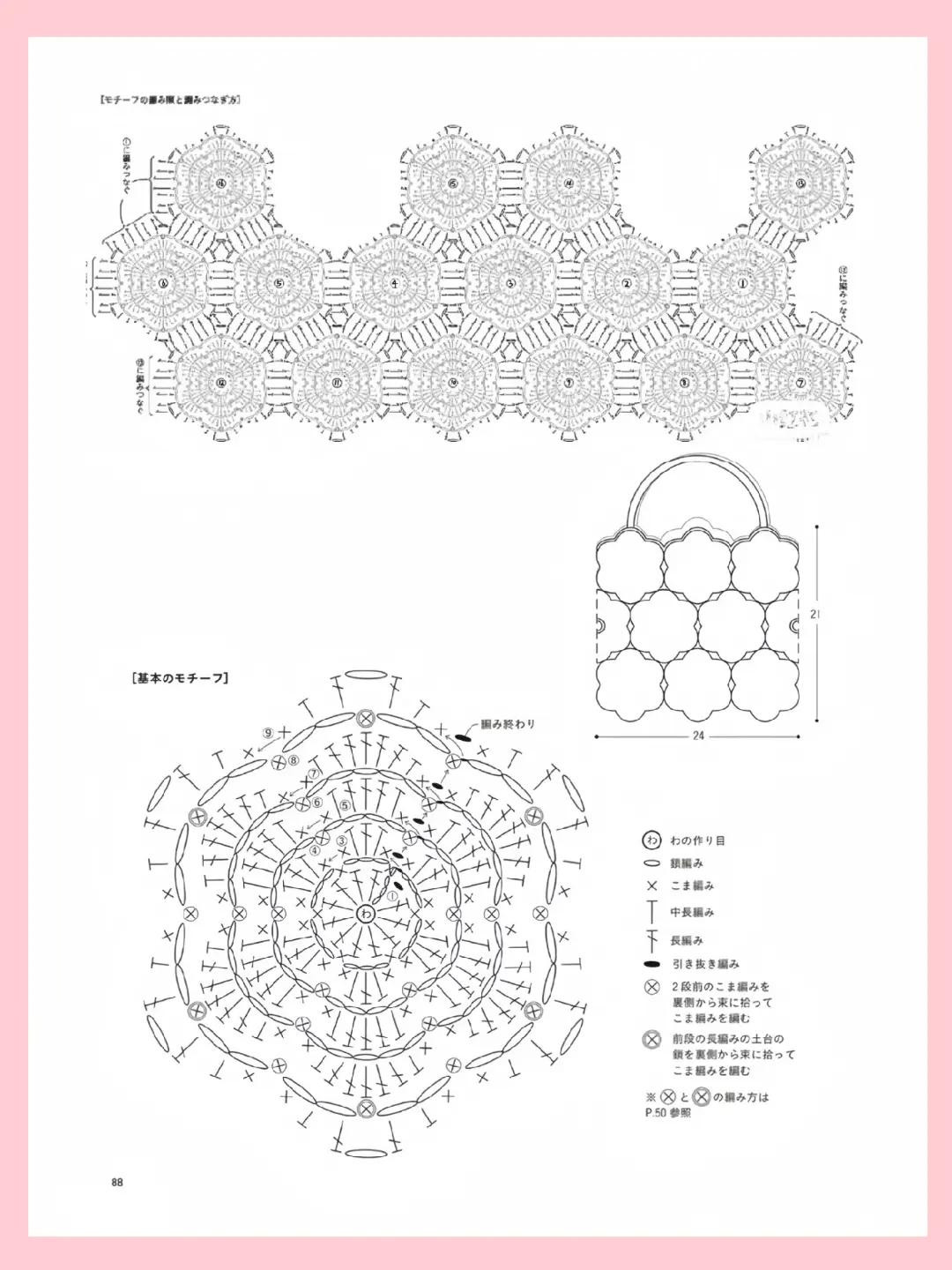 Chart móc túi xách hoa hồng 3D len lông xù