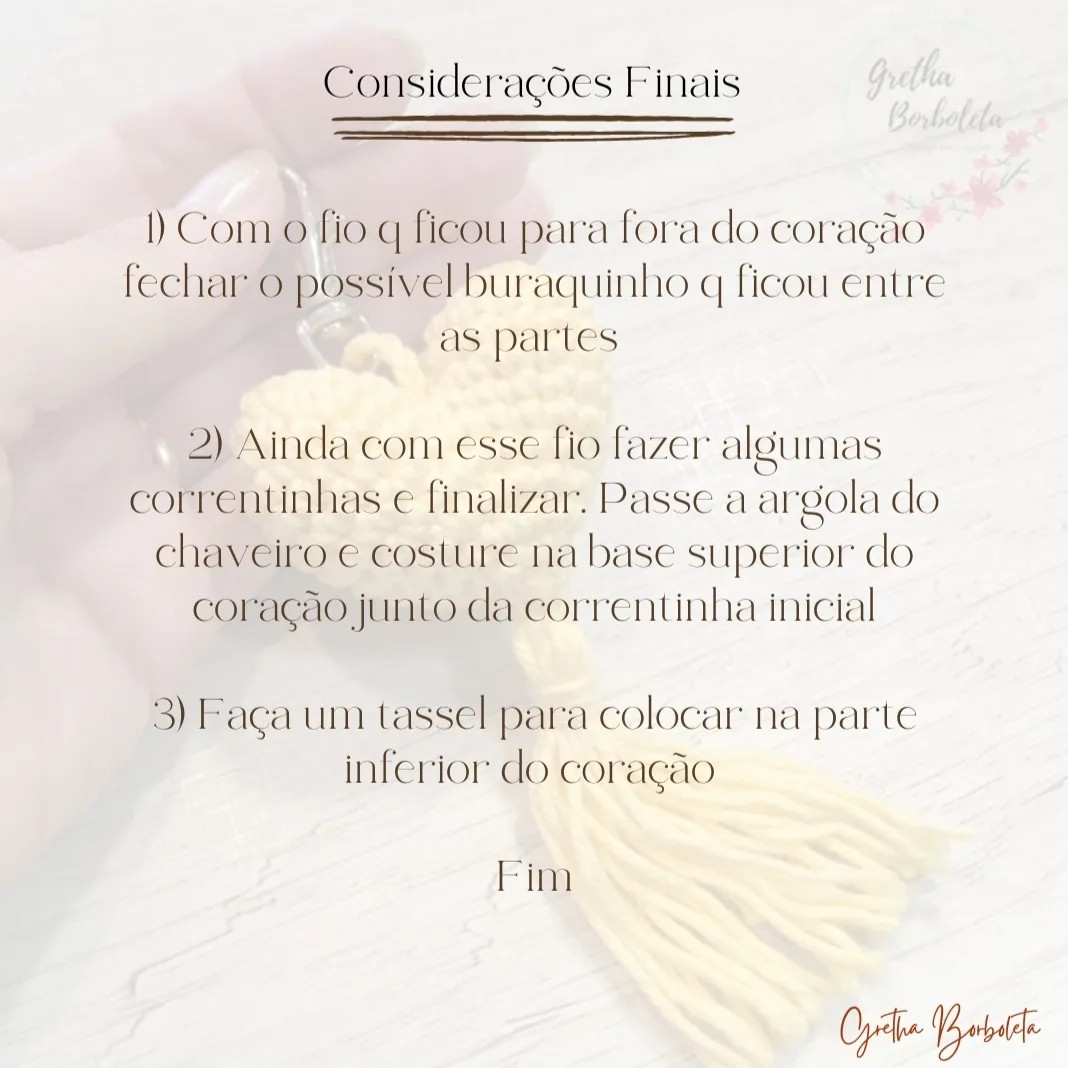 Chaveiro de Corações: Tutorial Completo Móc Len Hình Trái Tim Vàng