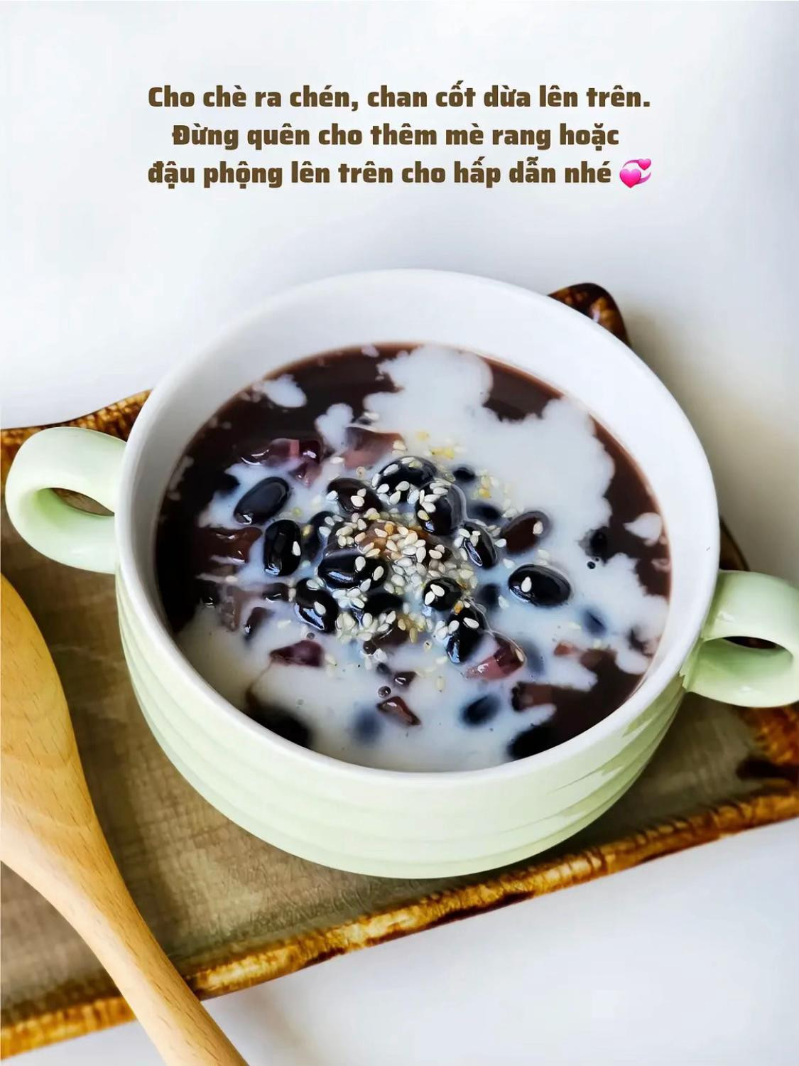 Chè đậu đen cốt dừa hạt lựu: Cách làm món chè giải nhiệt, thanh mát với nguyên liệu đơn giản