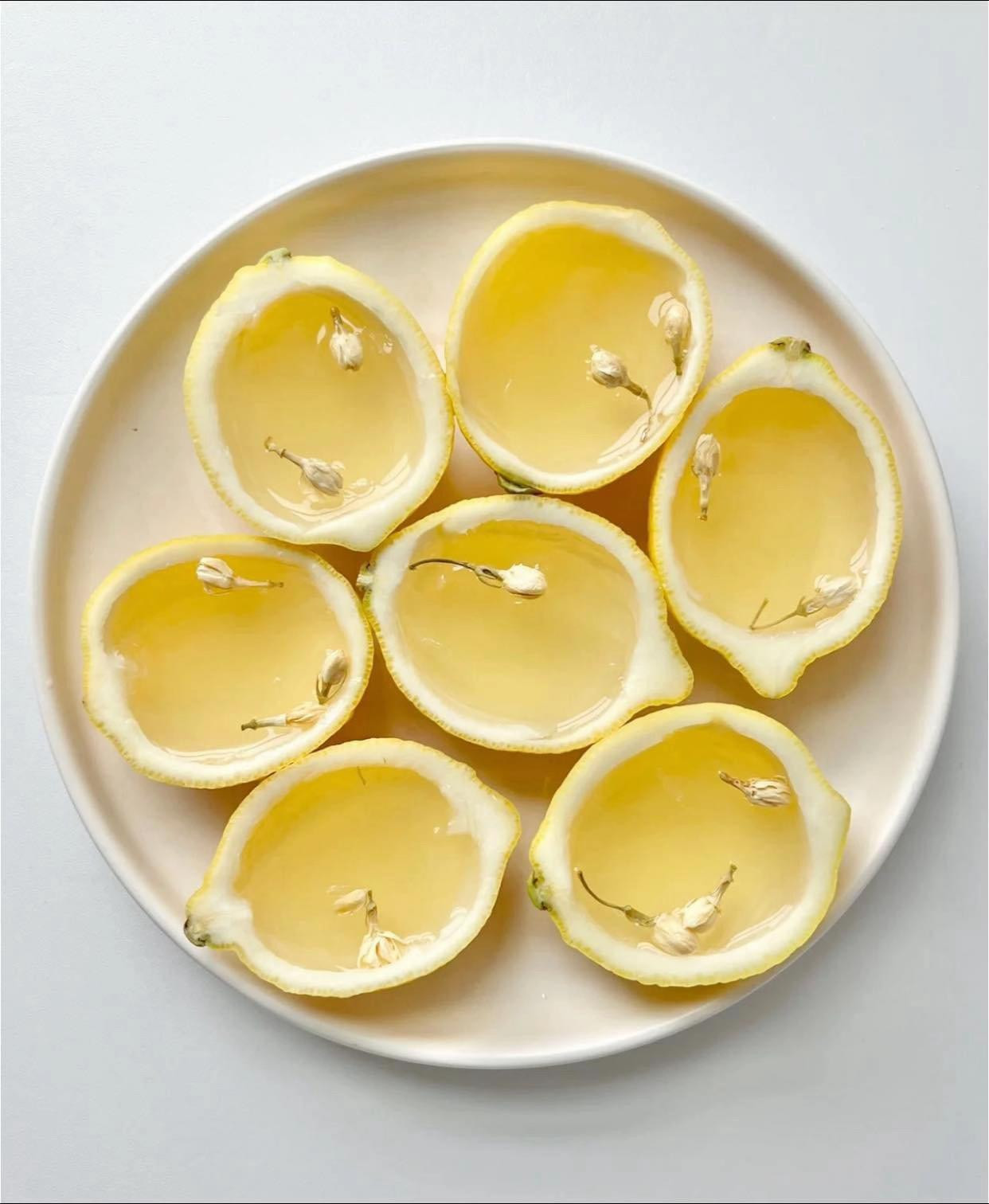 Chè thạch trà lài chanh vỏ mềm mát lạnh thơm ngon