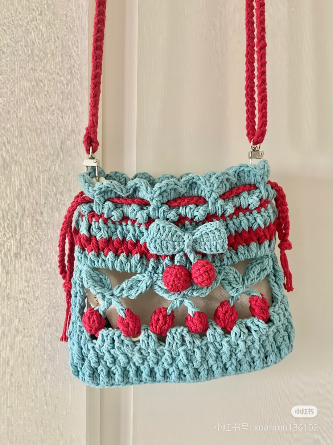 Cherry Crochet Bag Pattern Chart