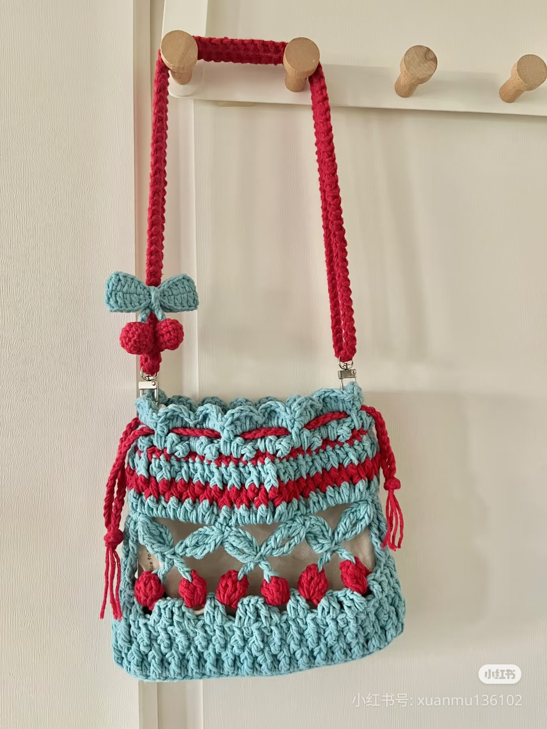 Cherry Crochet Bag Pattern Chart