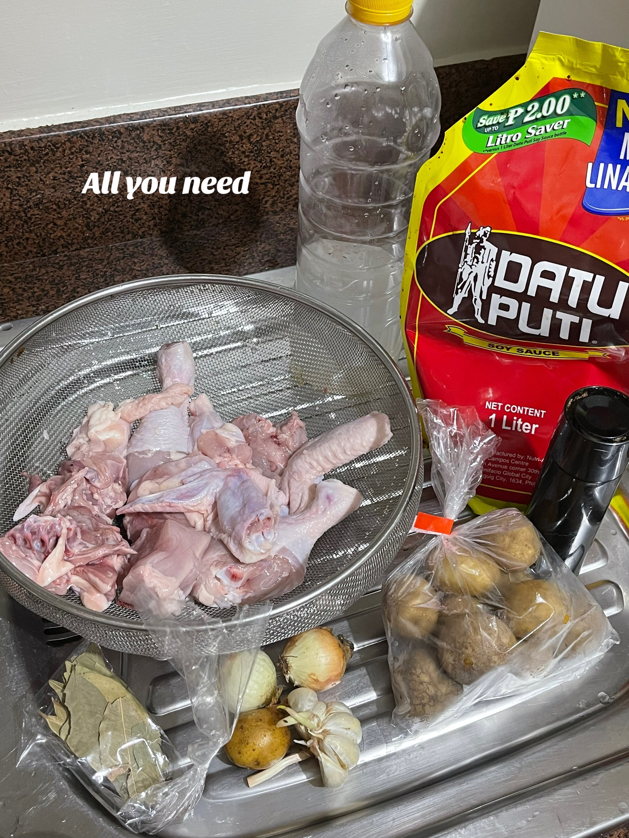 Chicken Adobo with Baby Potatoes