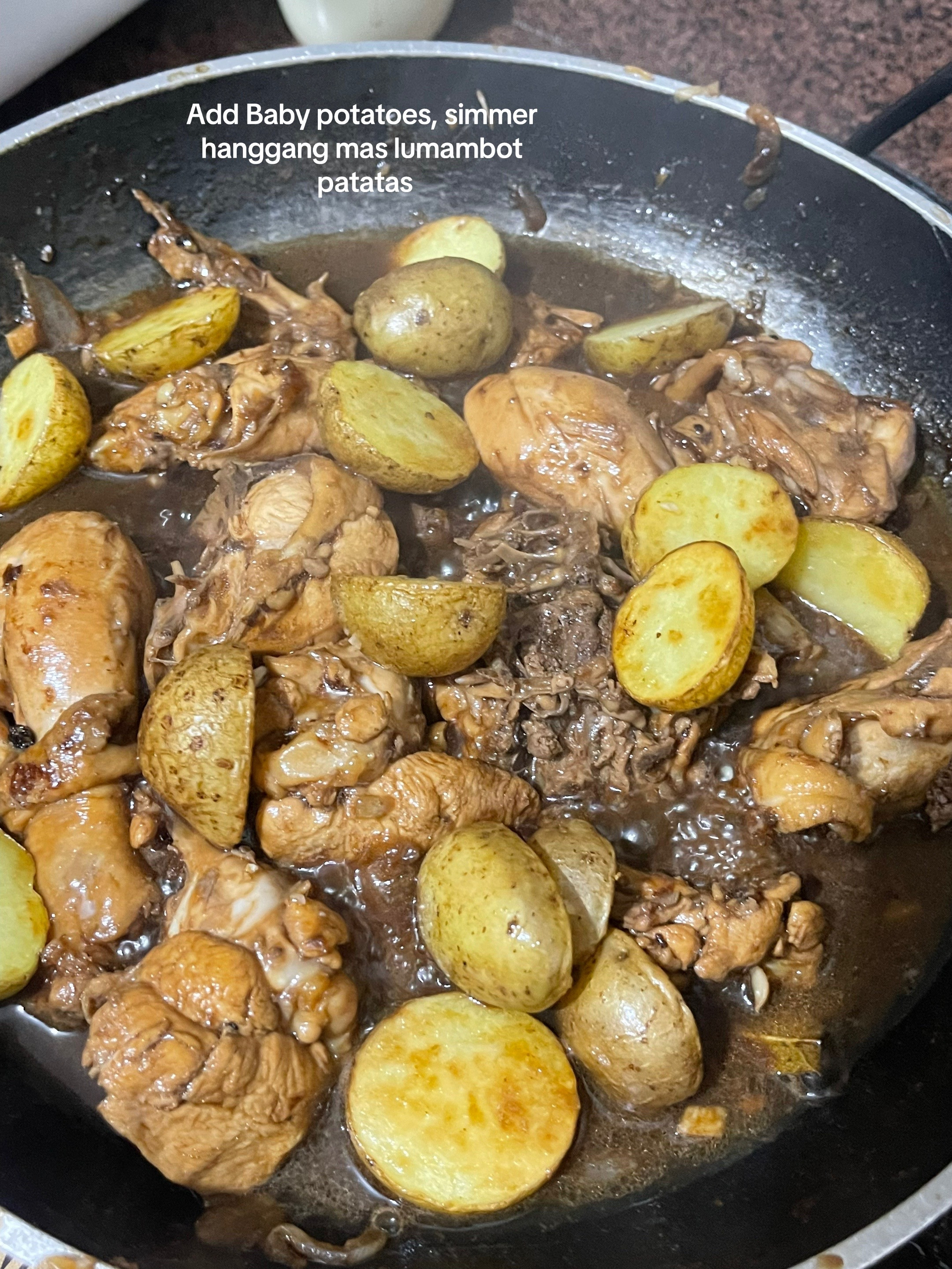 Chicken Adobo with Baby Potatoes