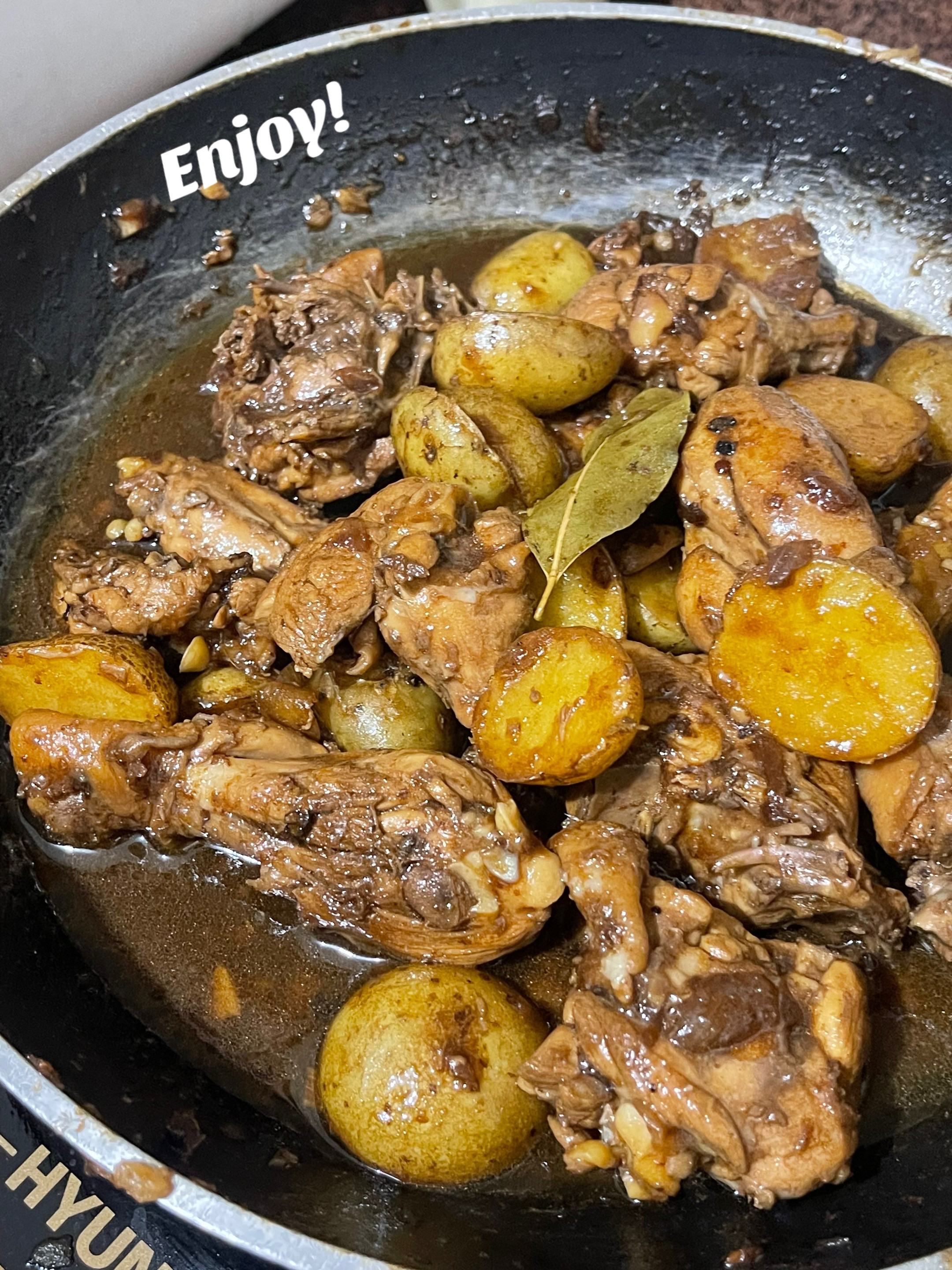 Chicken Adobo with Baby Potatoes