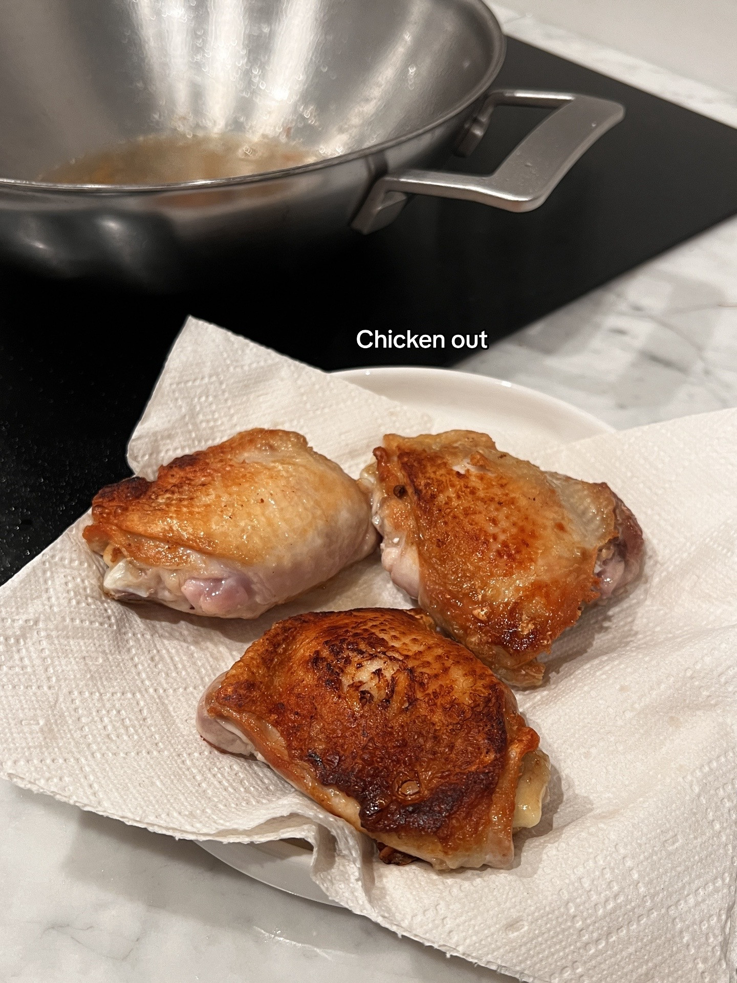 Chicken Massaman Curry with rice, topped with cashew & coriander