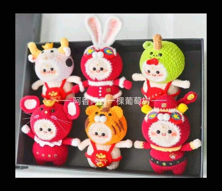 Chinese Zodiac Amigurumi Crochet Pattern Charts