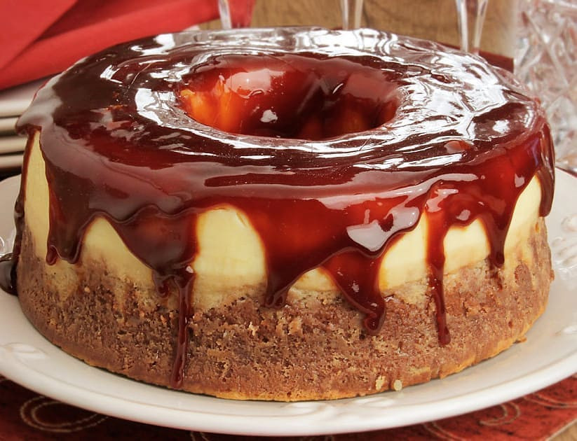 Chocolate Pudding Cake with Powdered Milk