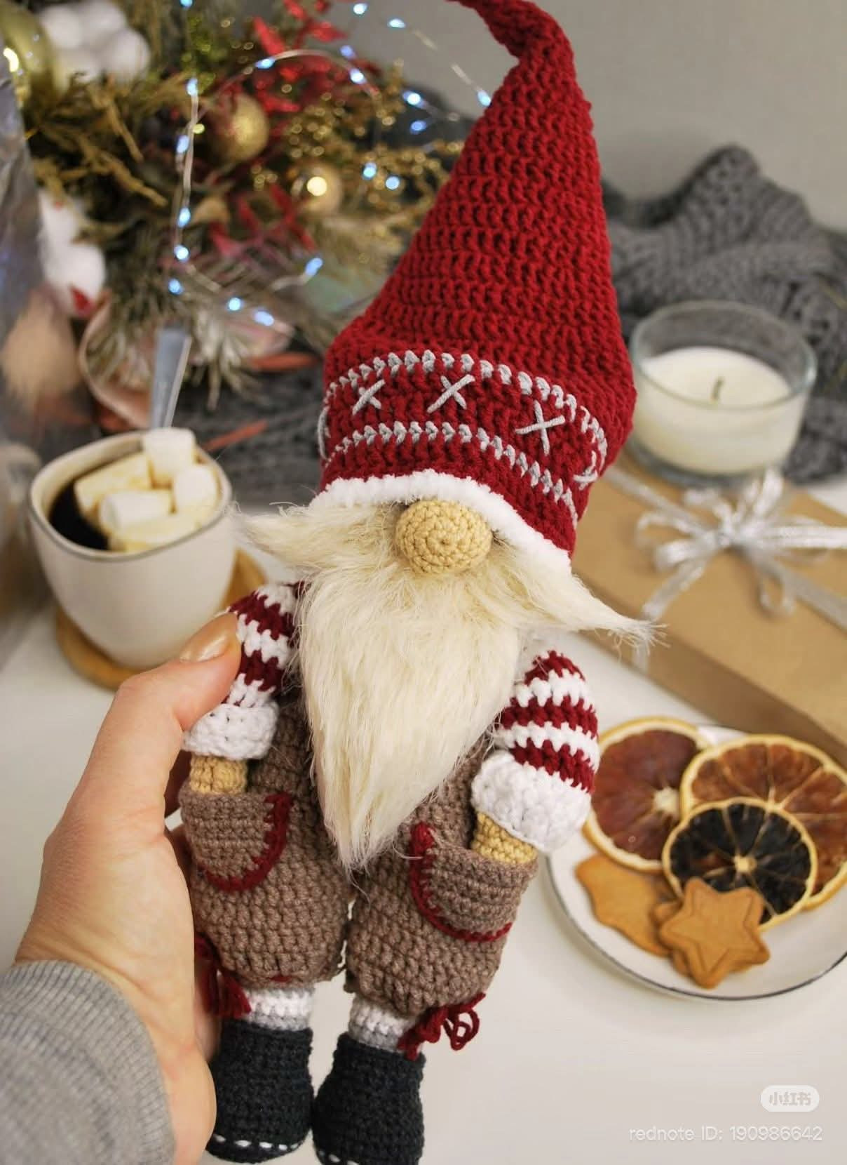Christmas Gnome Amigurumi Crochet Pattern